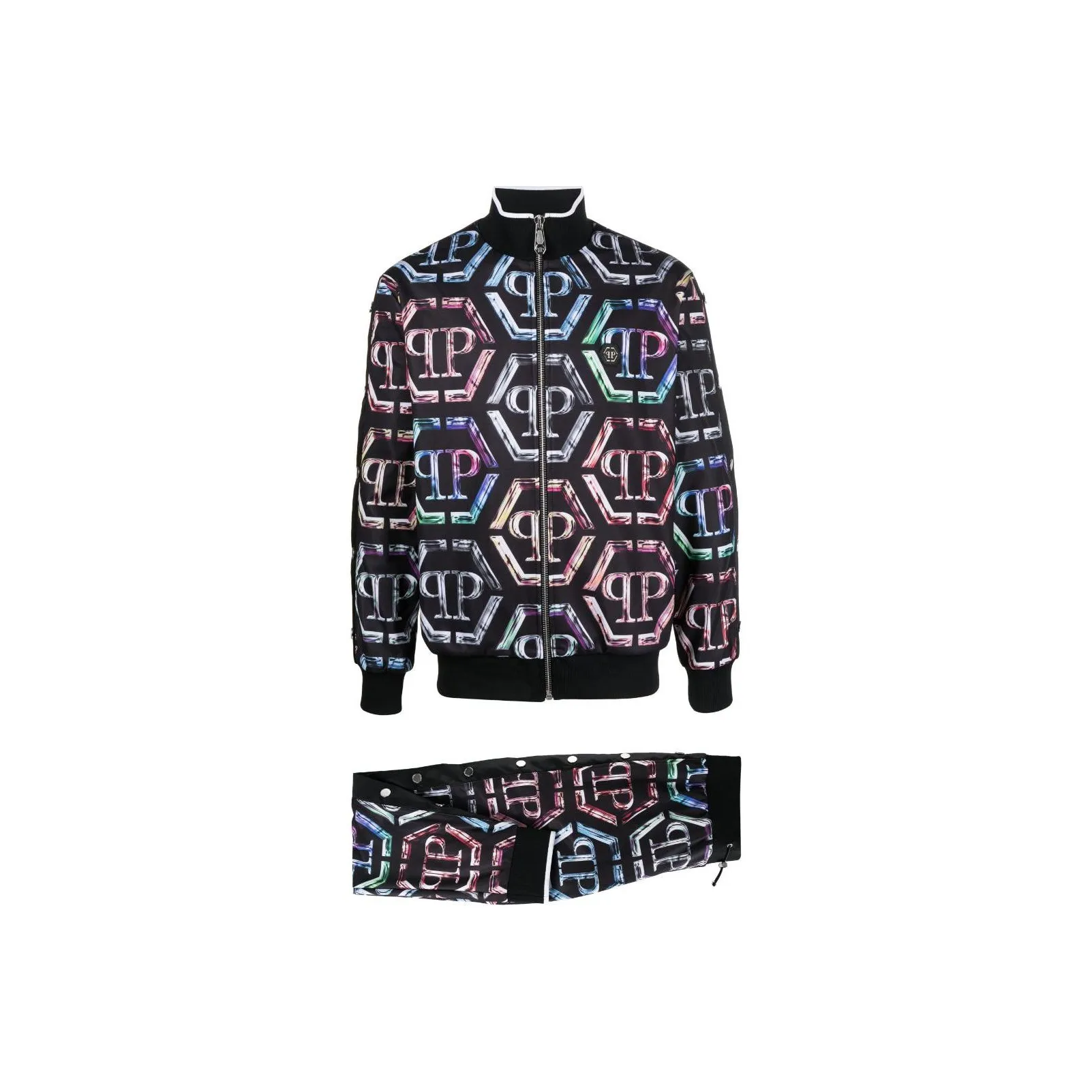 PHILIPP PLEIN All Over Printed Zip Up Tracksuit