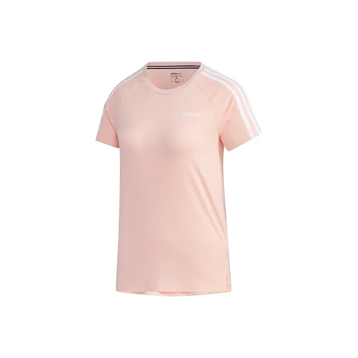 ADIDAS NEO Реглан-рукав Т-рубашка Женская Туманный Коралловый Розовый