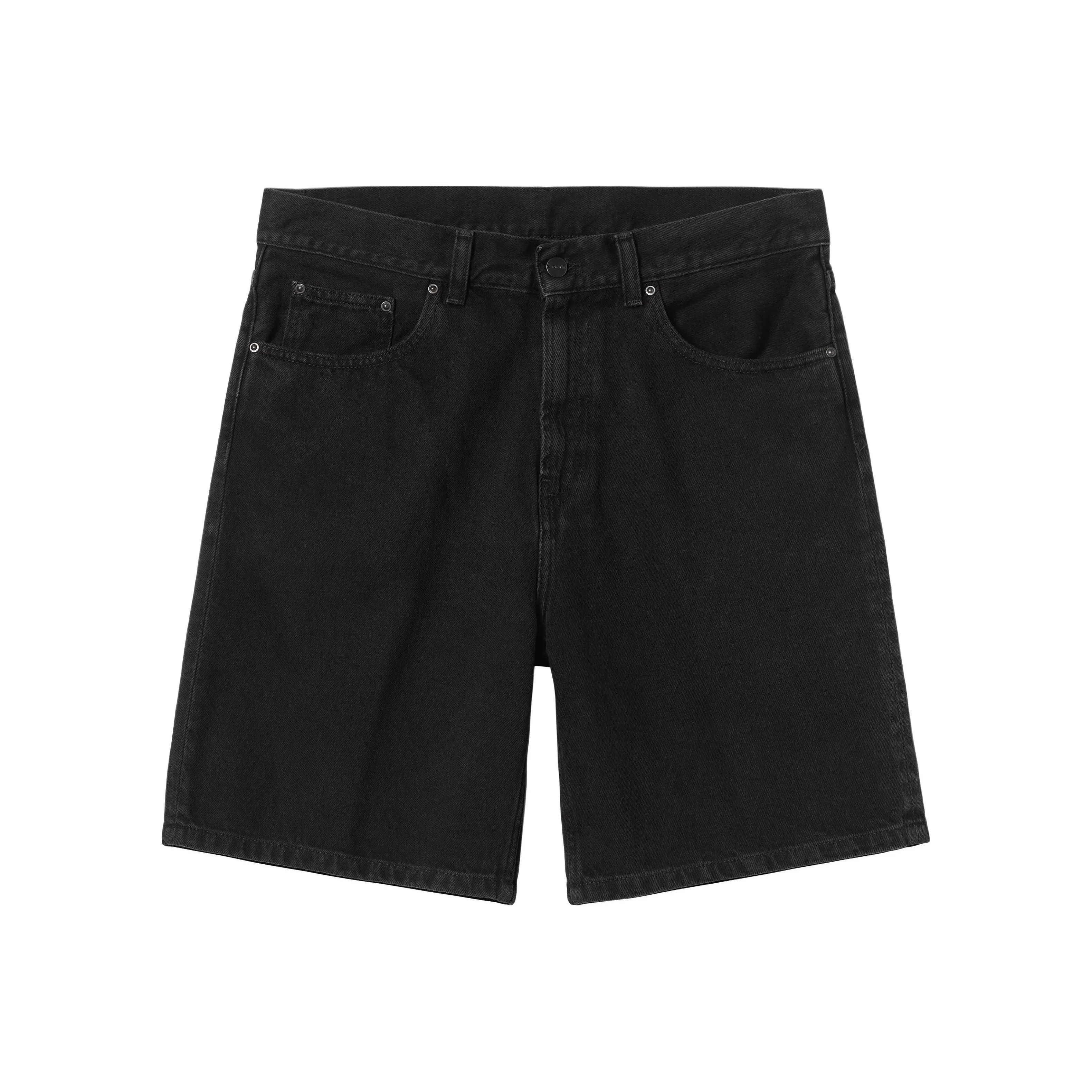 Carhartt WIP SS25 Nolan Короткие Джинсовые Шорты Мужские Черные