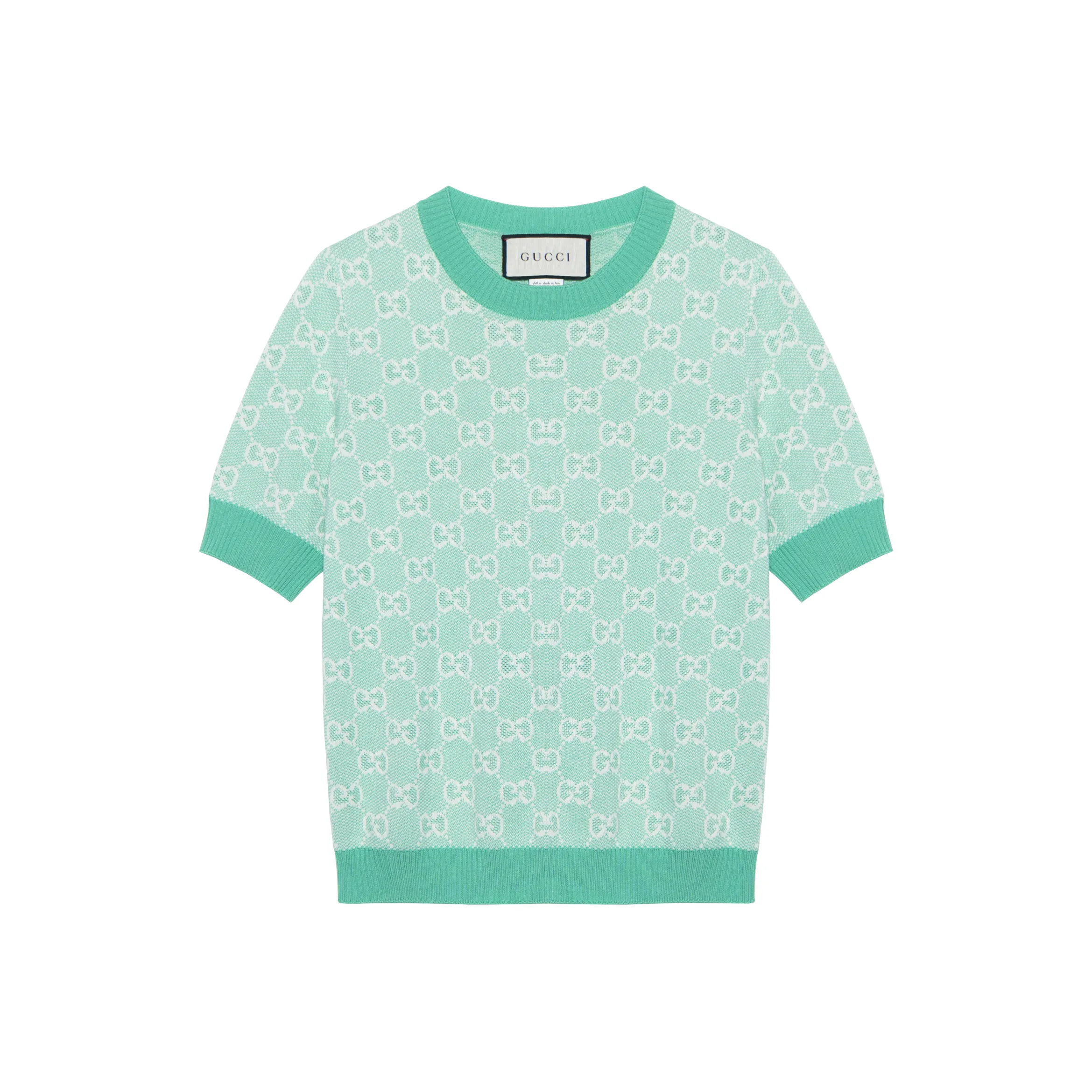 GUCCI Women's Wool T shirt Green