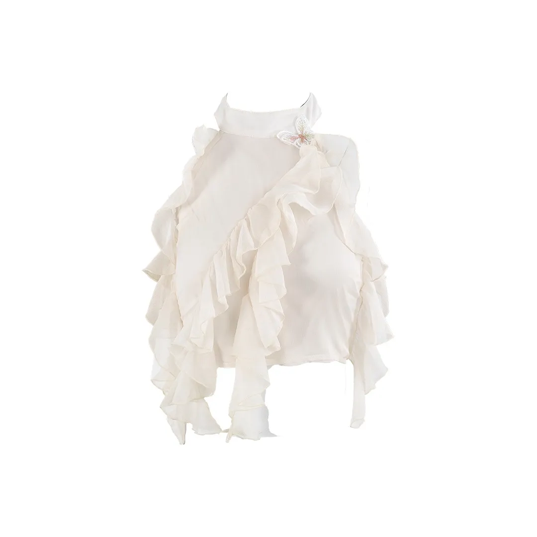 CLOUD SEASON Tank Tops Women's Apricot