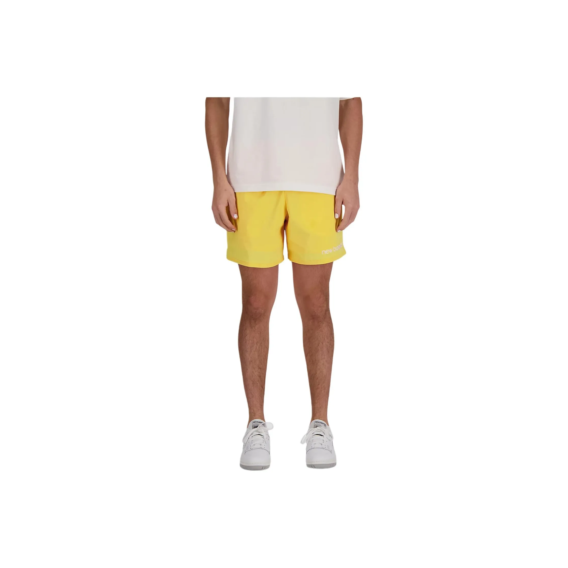 New Balance Повседневные шорты Мужские Желтые