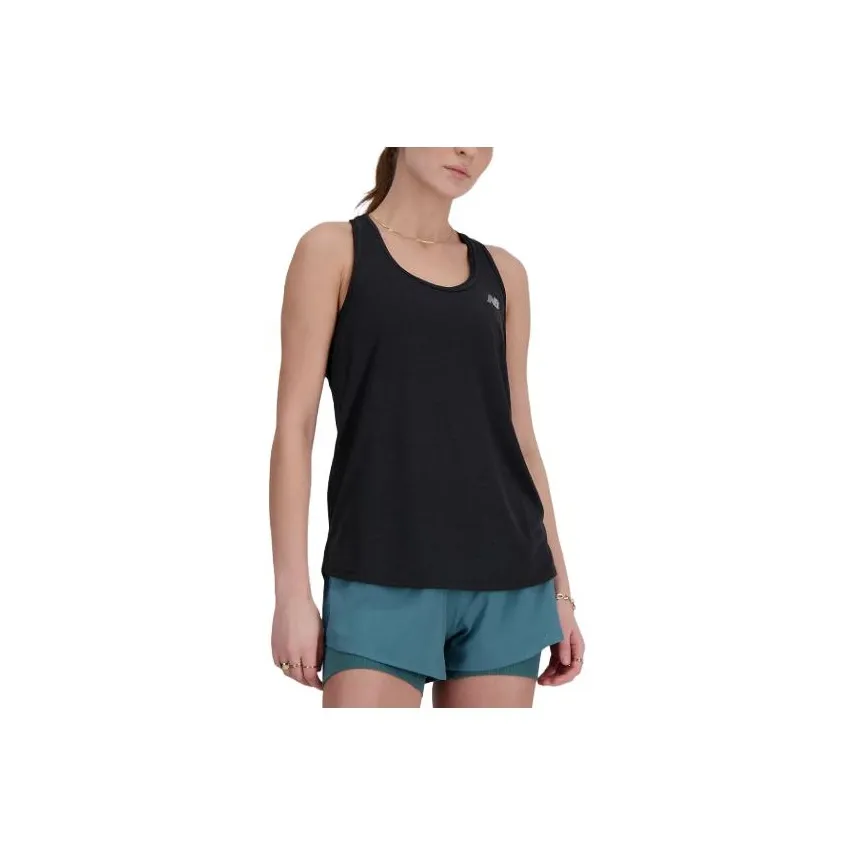 New Balance совместная майка женская черная