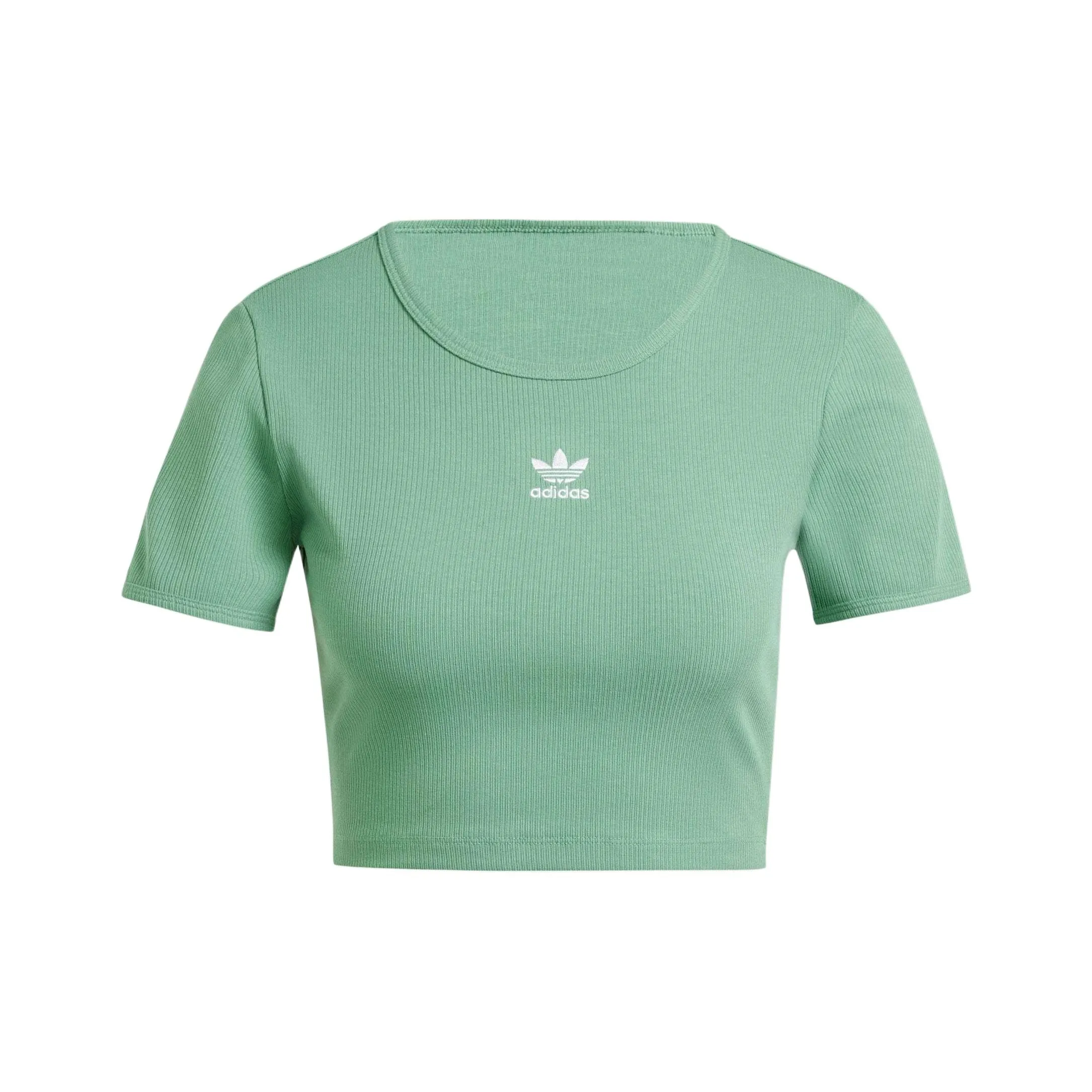 Adidas Originals Essential Стандартная футболка Женская Светло-зеленая