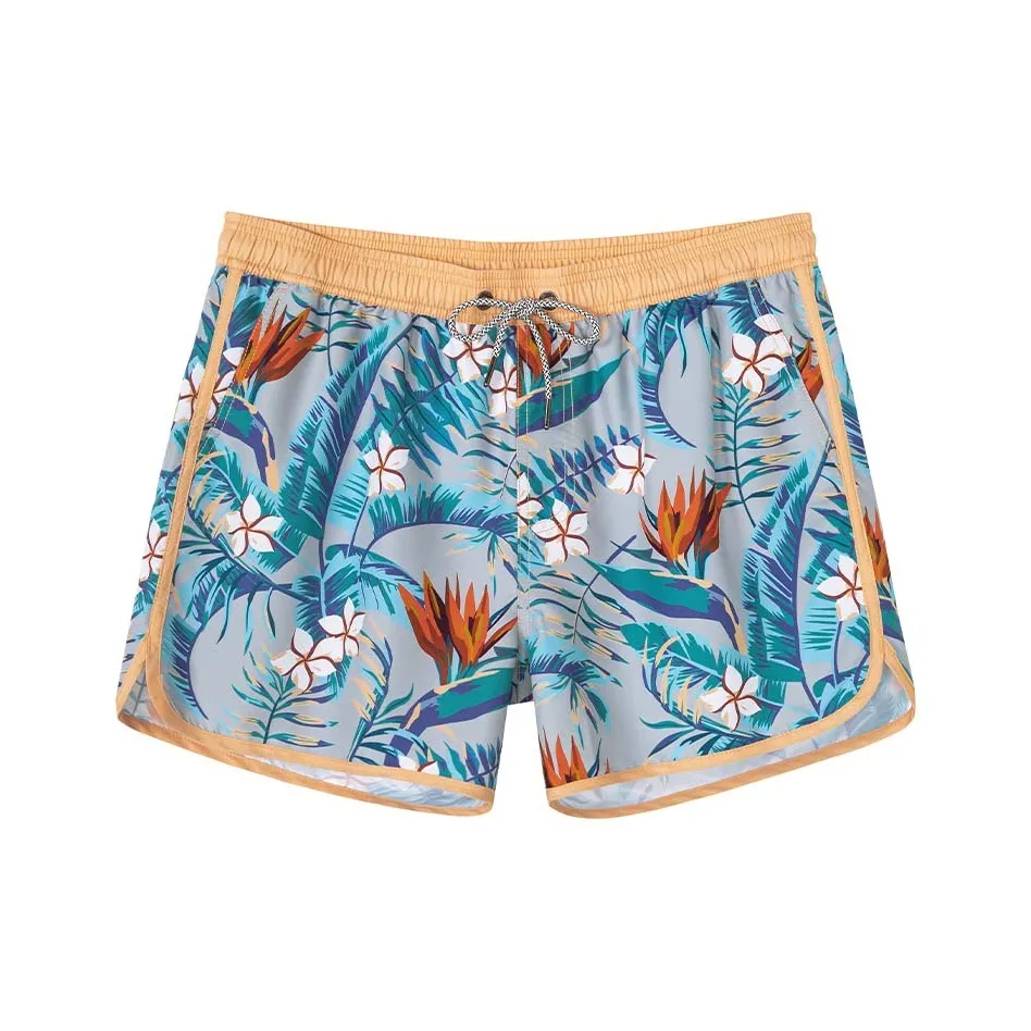 SURFCUZ Пляжные шорты Мужские Синие Желтые Paradise Bird