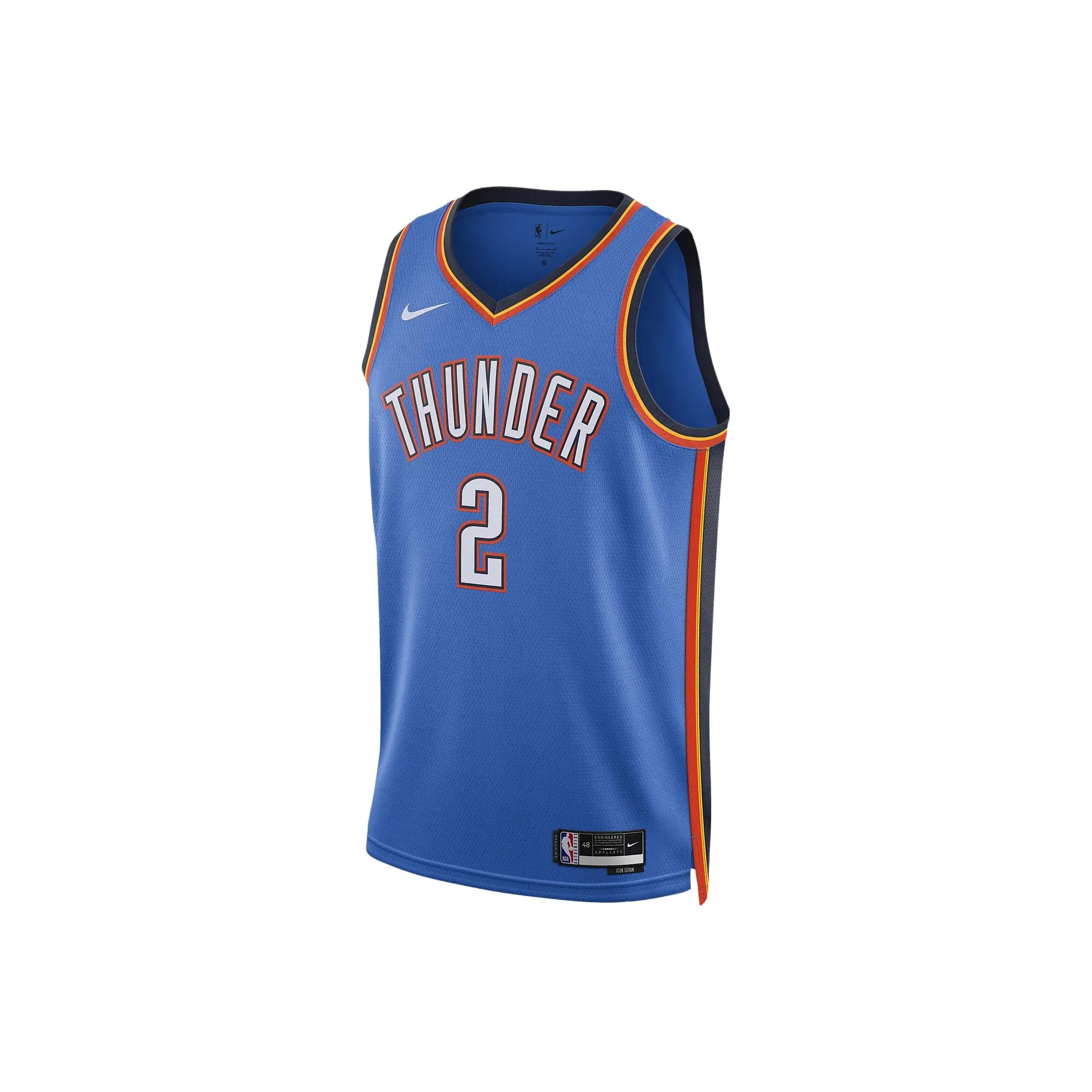 Nike Oklahoma City Thunder Icon Edition 2022/23 Men's Nike Dri-FIT NBA Swingman Jersey Blue