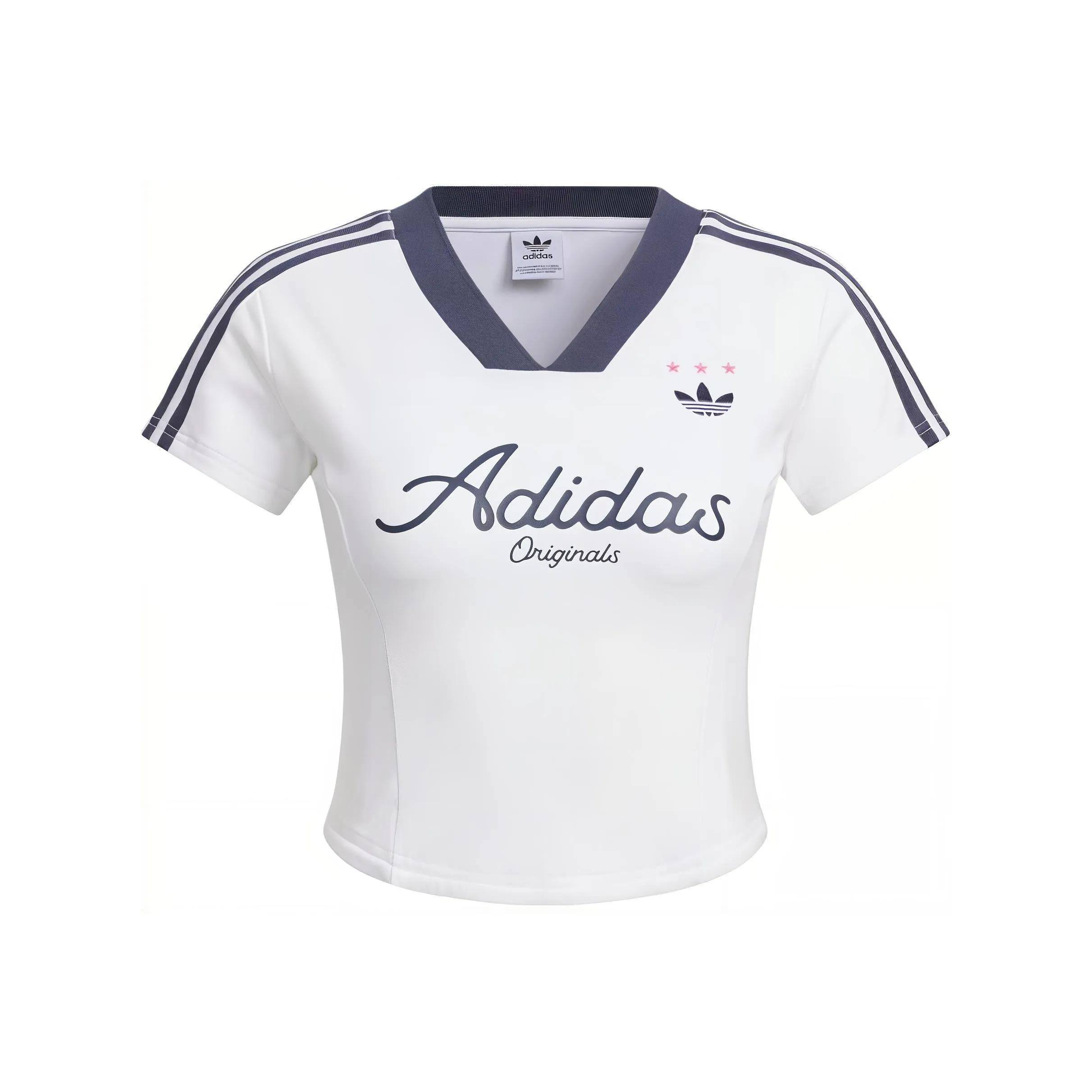 adidas originals Women'ss Crop Jersey T-shirt White