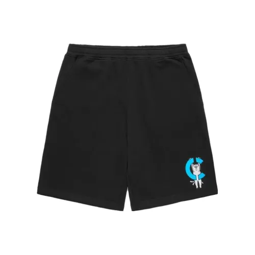 CLOTTEE Черные Унисекс Повседневные шорты