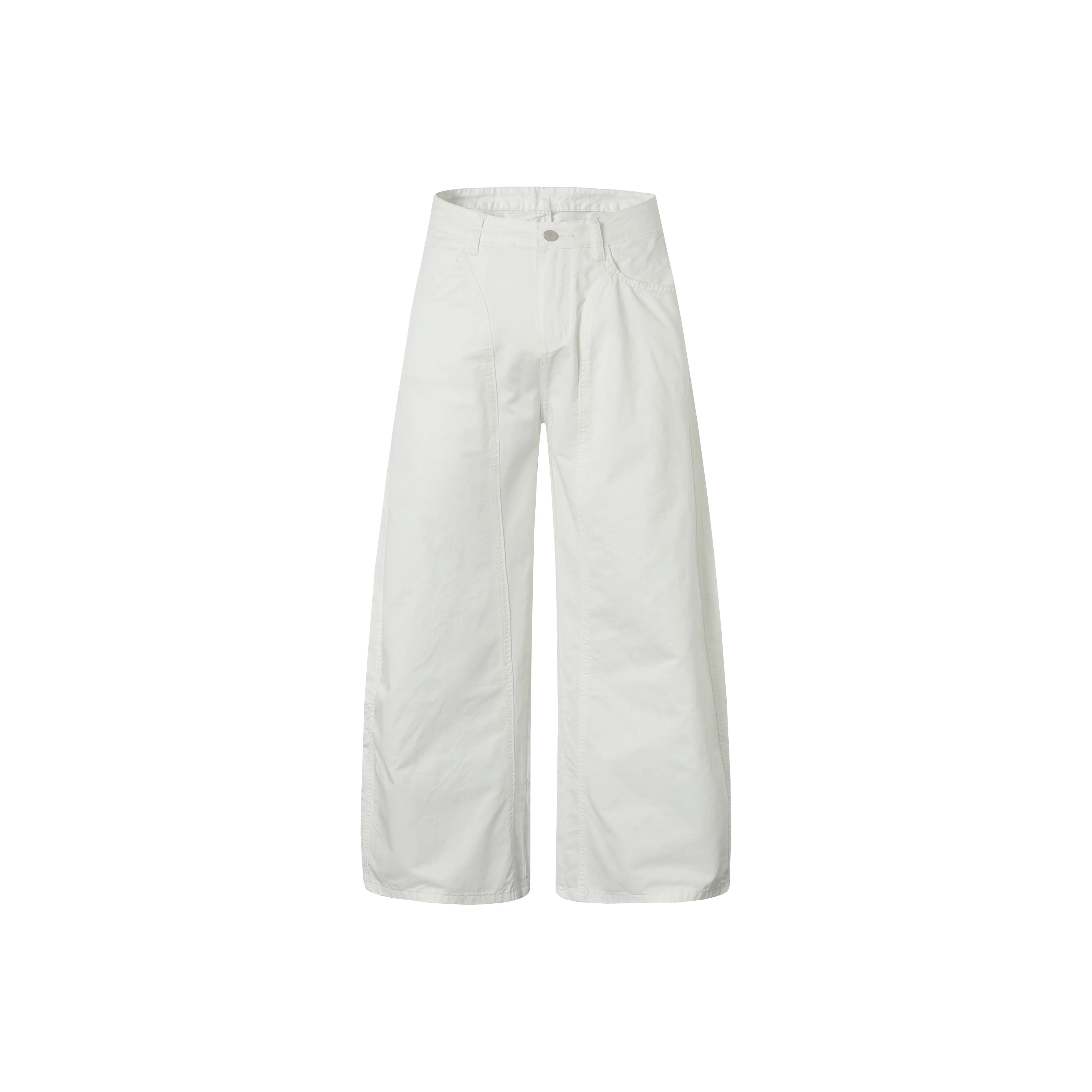 GBXM Белые Унисекс Повседневные Брюки