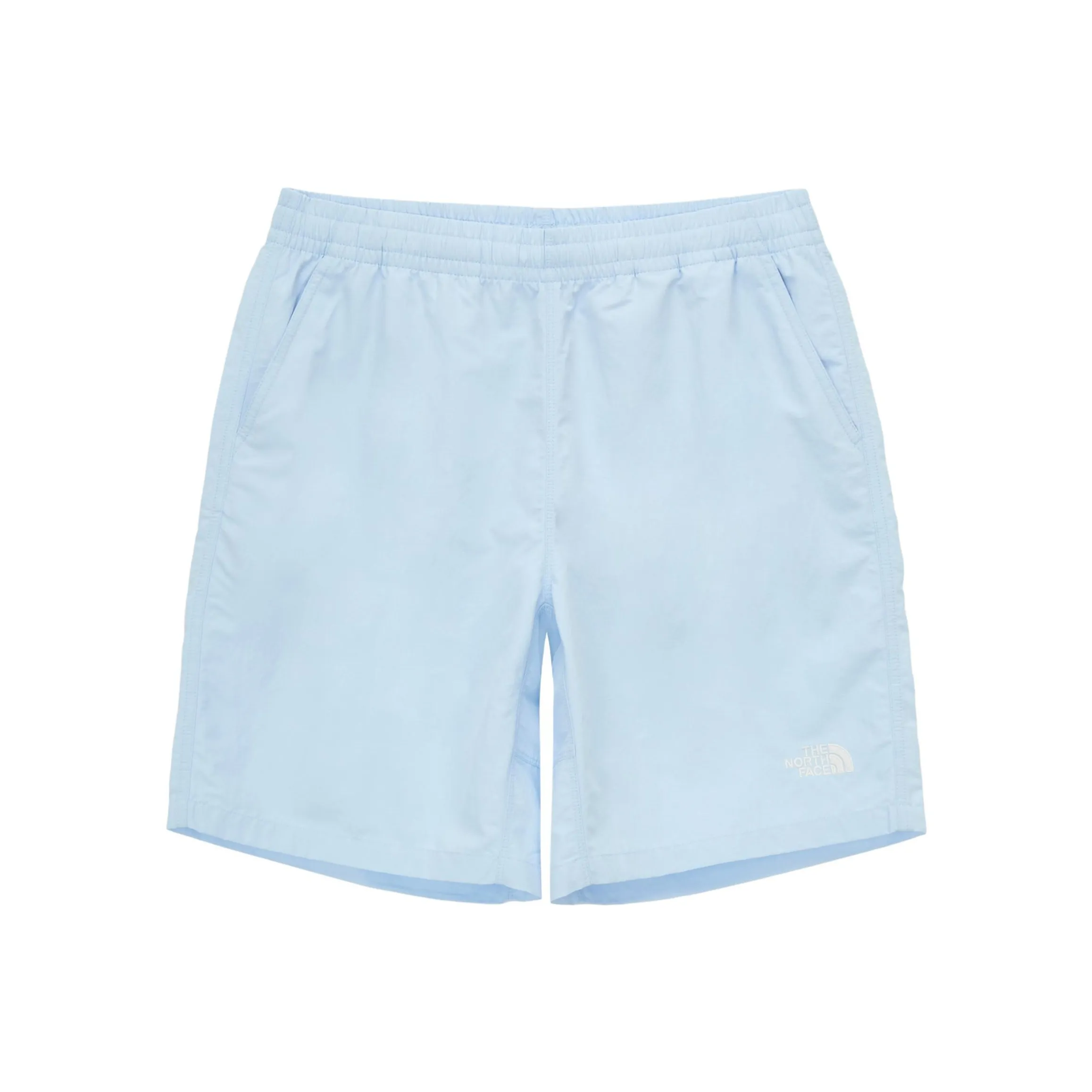 checked semi-sheer dress Casual Shorts Men's Blue