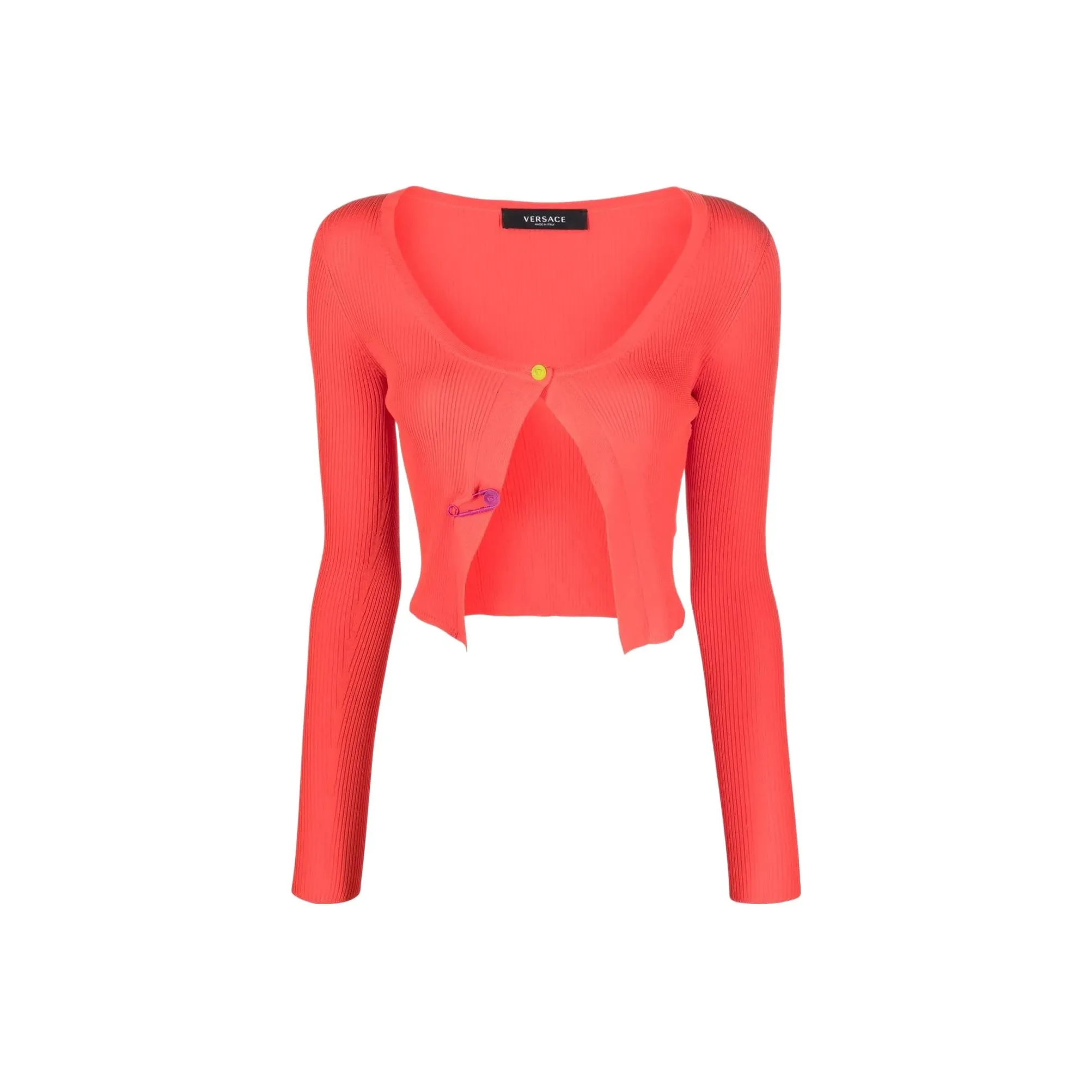 VERSACE SS22 Crop Top Women's Red