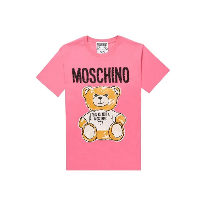 MOSCHINO Розовые Женские Футболки