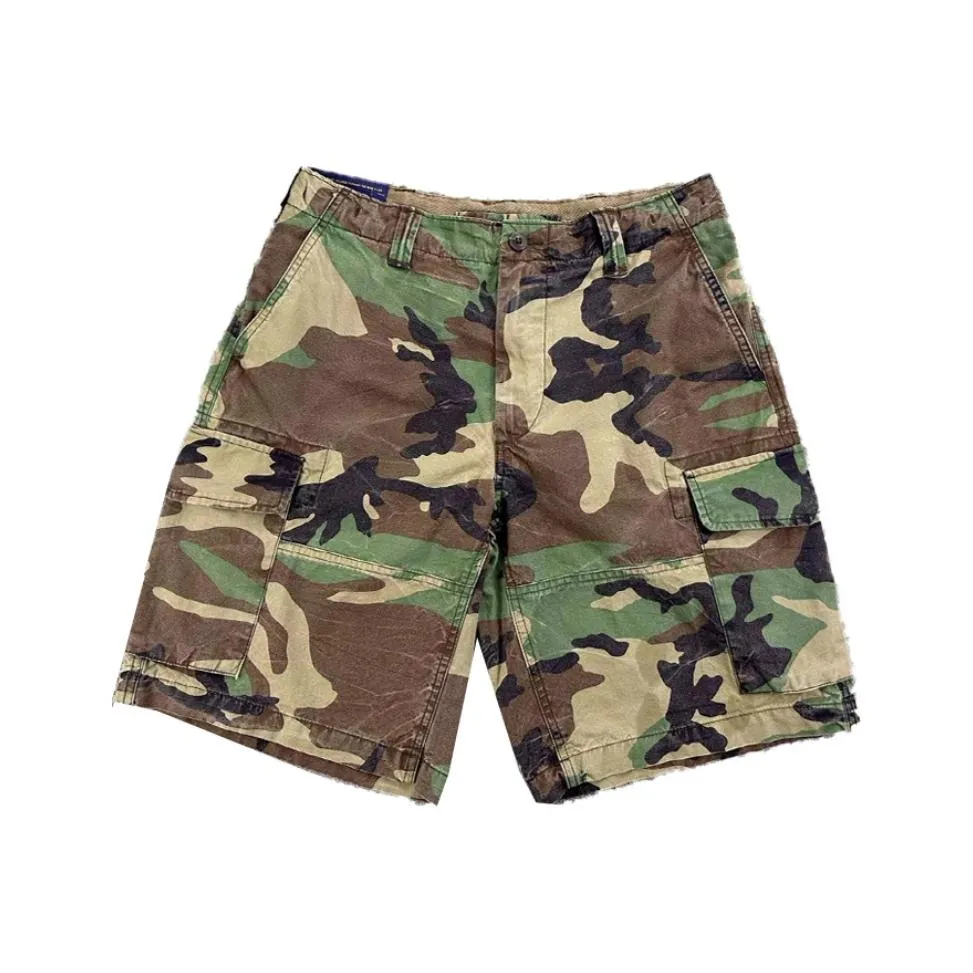 Polo orchestra bleu turquoise Casual Shorts Men's Camouflage