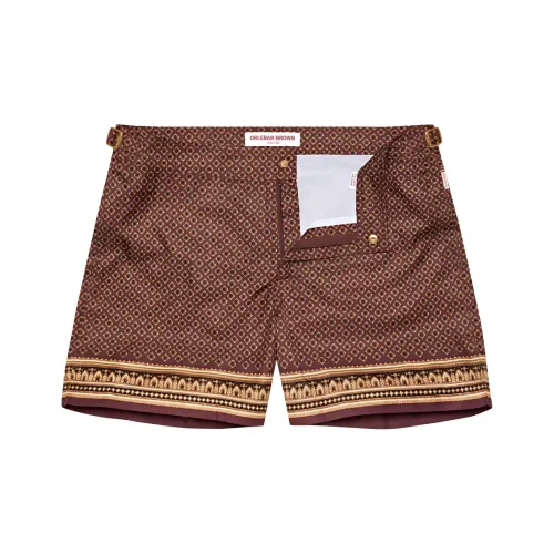 Orlebar Brown Мужские плавки медного красного цвета