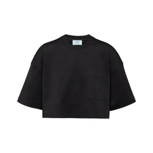 PRADA Черные Женские Короткие Топы