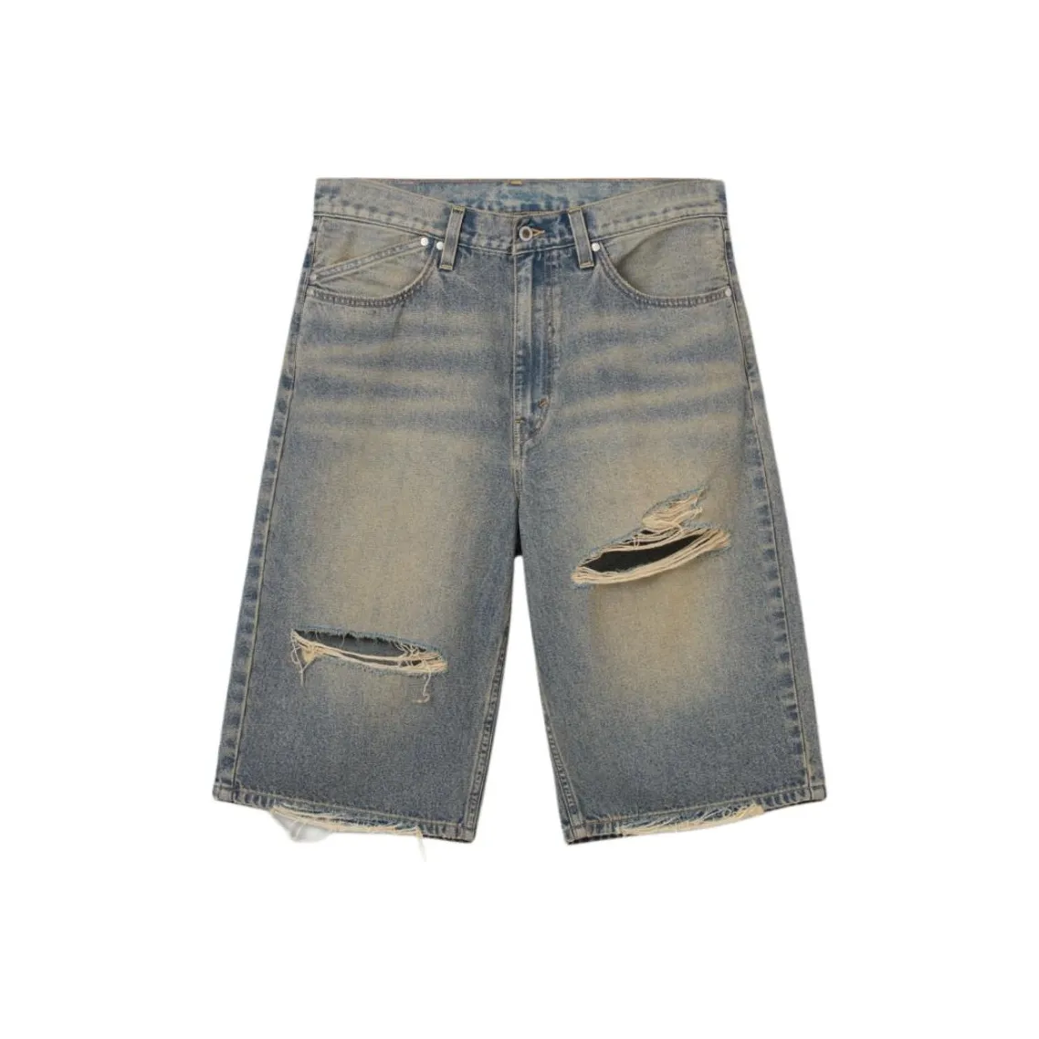 Levis Blue Men's Denim Shorts Левис Синий Мужские Джинсовые Шорты