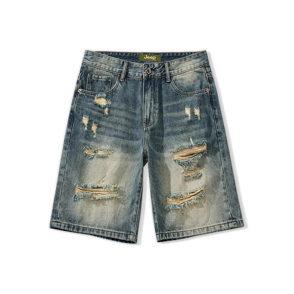 JEEP Джинсовые шорты Унисекс Винтажный синий