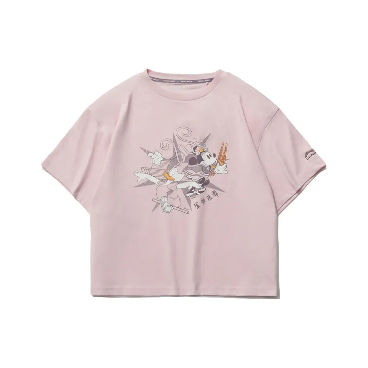 Disney X LINING Crop Tops Women's Pink