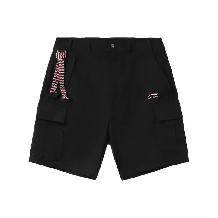 LiNing Skateboard Sports Shorts Men's Black