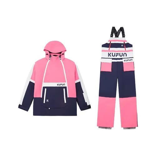 KUFUN Hip Hop Ski Костюм Унисекс Наборы лыжных костюмов