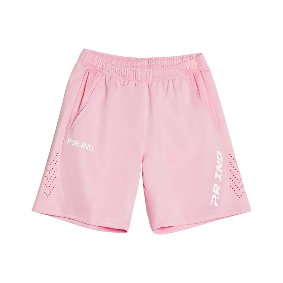 P.R IND Повседневные шорты унисекс розовые