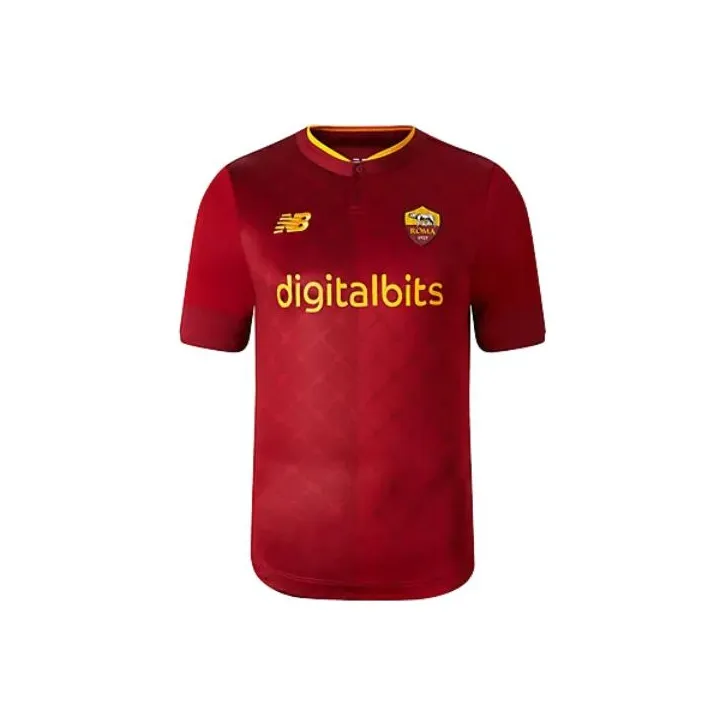 New Balance совместный бренд AS ROMA 22 23 Футбол Джерси Мужской Красный