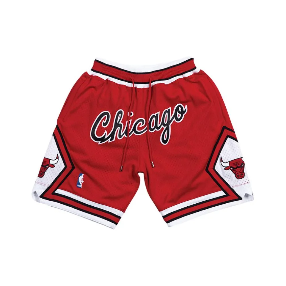 Mitchell Ness x JUST DON Баскетбольные шорты Унисекс Красный