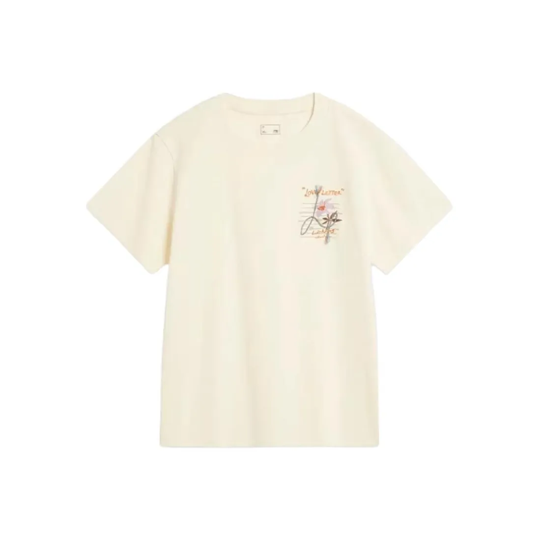 LiNing Sports Life Collection T Shirt Women's Light Antique Yellow