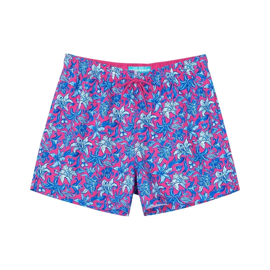 SURFCUZ Пляжные шорты Мужские Розовый Красный