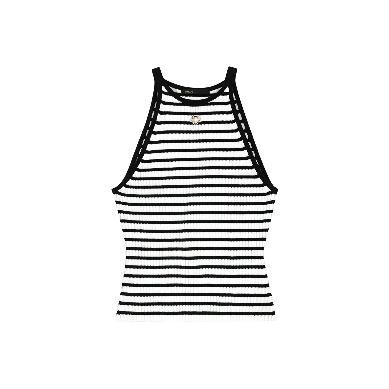 Maje Майка Женская Черная Белая