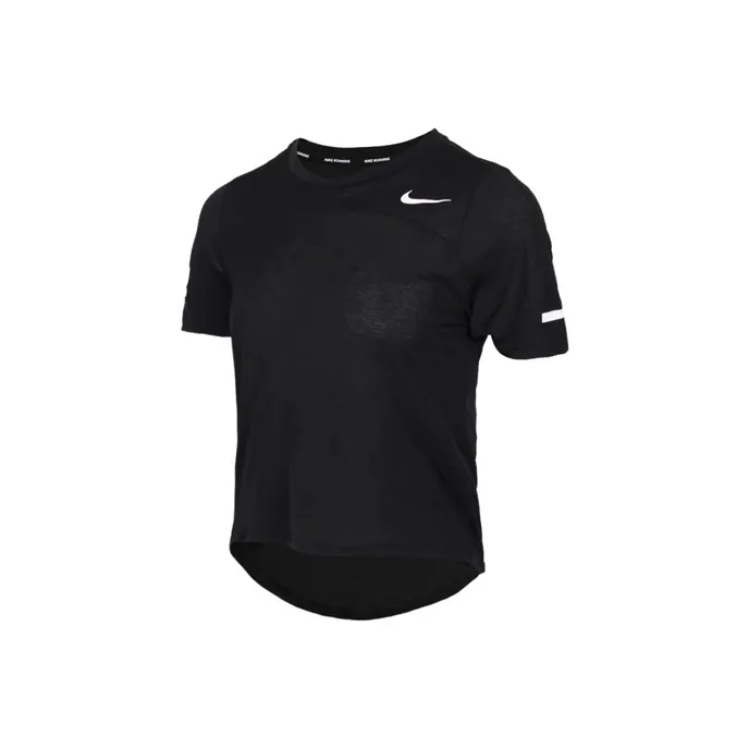 nike Комплект с короткими рукавами T-рубашка Женская Черный