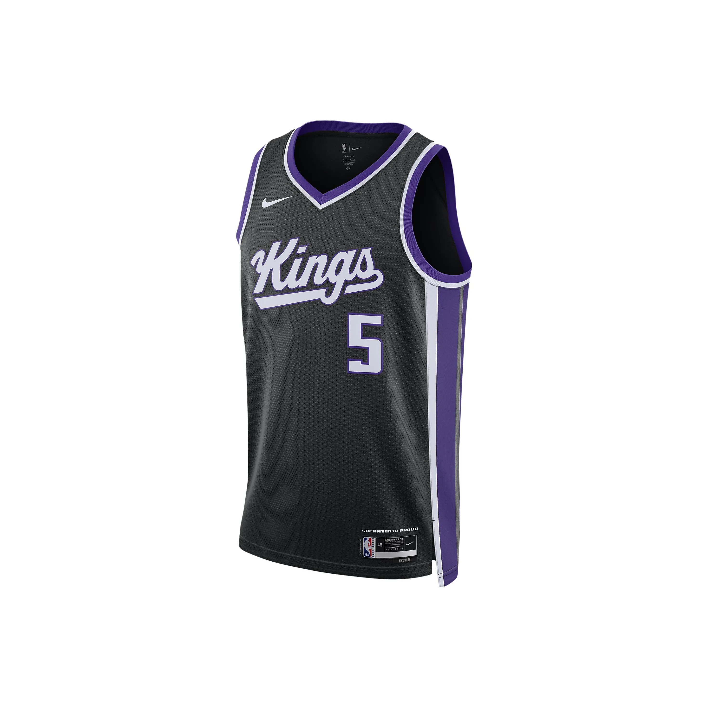 Nike De'Aaron Fox Sacramento Kings 2023/24 Icon Edition Nike Dri FIT Nba Swingman Jersey