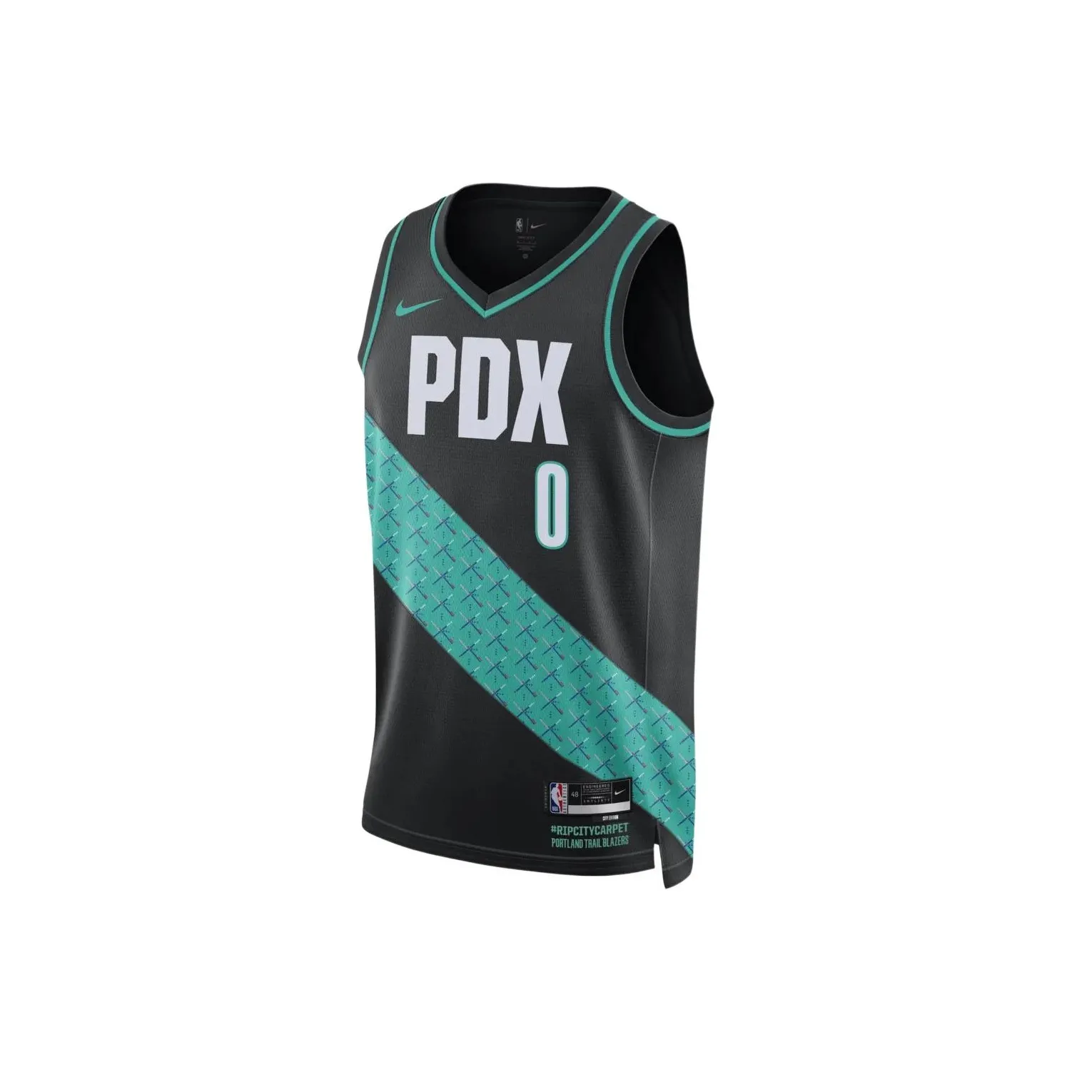 Nike Nba Damian Lillard Portland Trailblazers City Edition Swingman Jersey