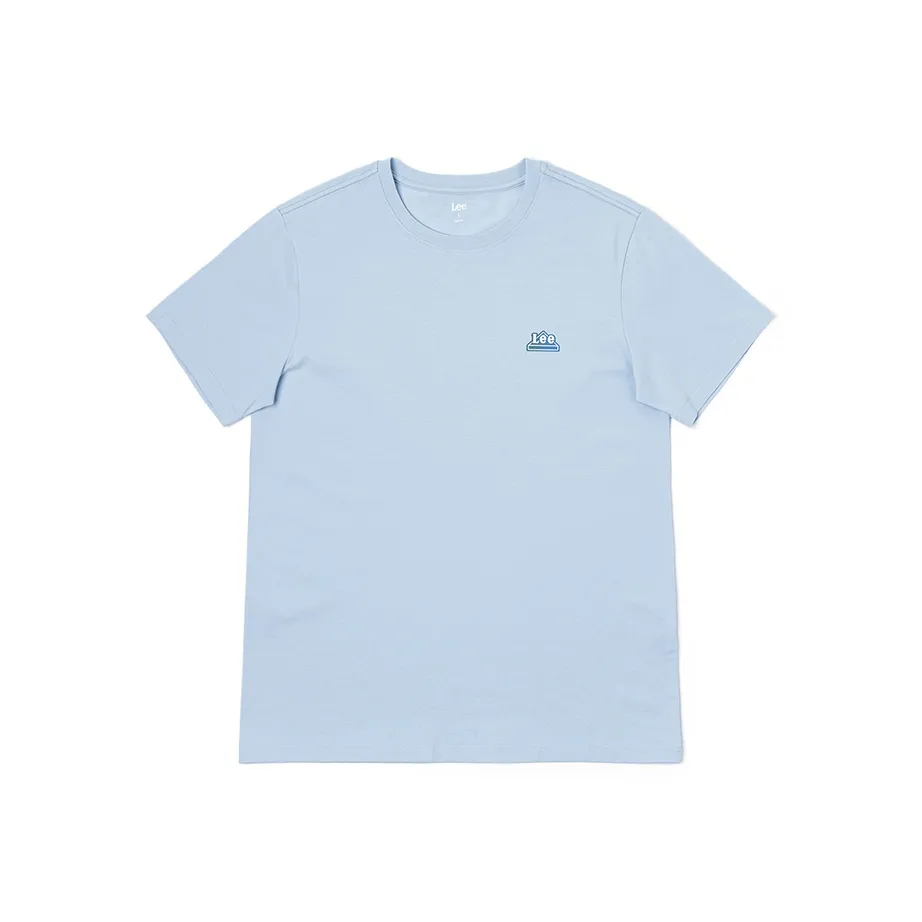 Lee совместный бренд модель Небесно-голубая мужская футболка T-рубашка