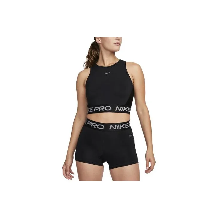 Nike Pro Dri FIT Women's Cropped Tank Top