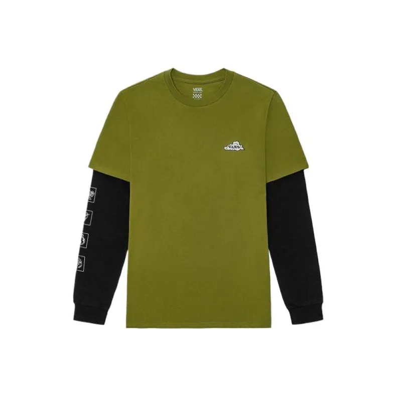 Vans TEE LS T Shirt Women's Army Green