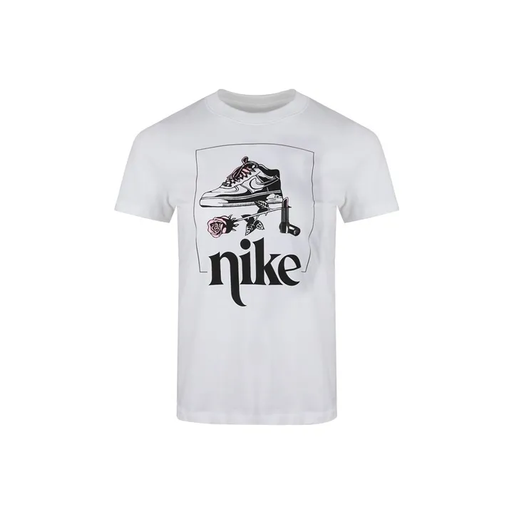 Nike Set in Sleeve T Shirt Women's White
