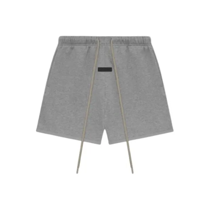 Fear Of God Essentials SS24 Sweat Короткие Повседневные Шорты Мужские Темно-Пшенично-Серый