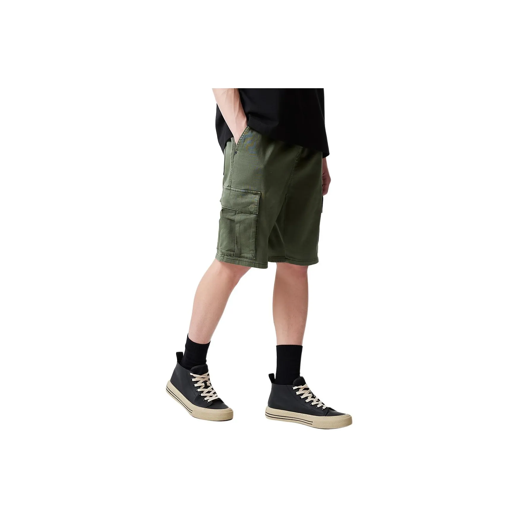 JACK&JONES Denim Shorts Men E60 Olive Green Gray
