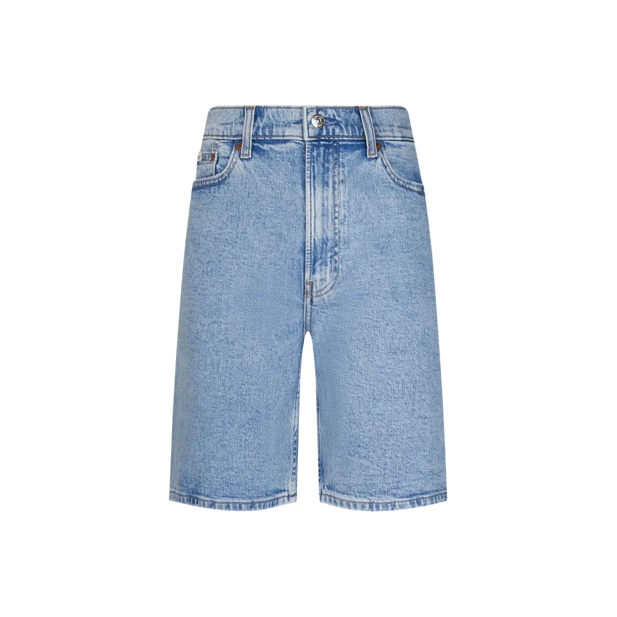 calvin Polohemd KLEIN SS25 Denim Shorts Men's Denim Light Blue