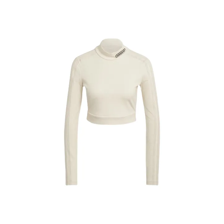 Adidas Originals Топ Женский Желтый Белый