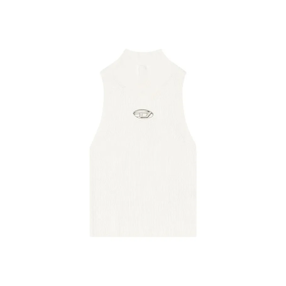 DIESEL SS24 Майка Женская Экрю