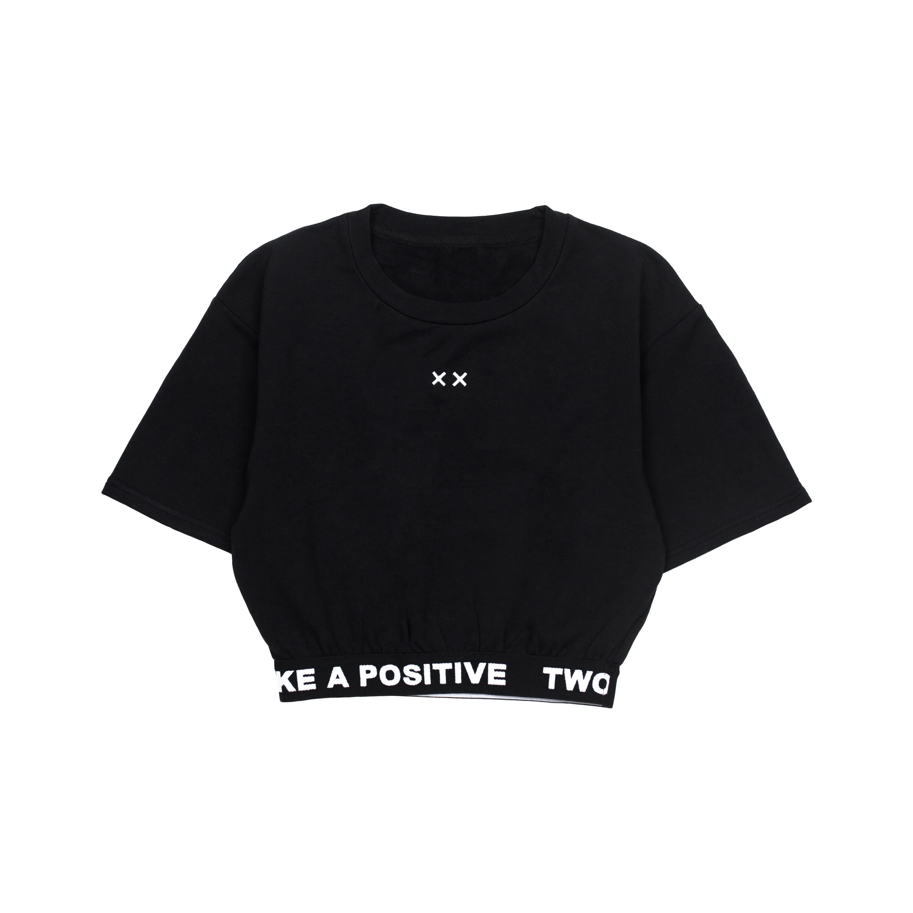 XxDESIGN Crop Tops Women's Black