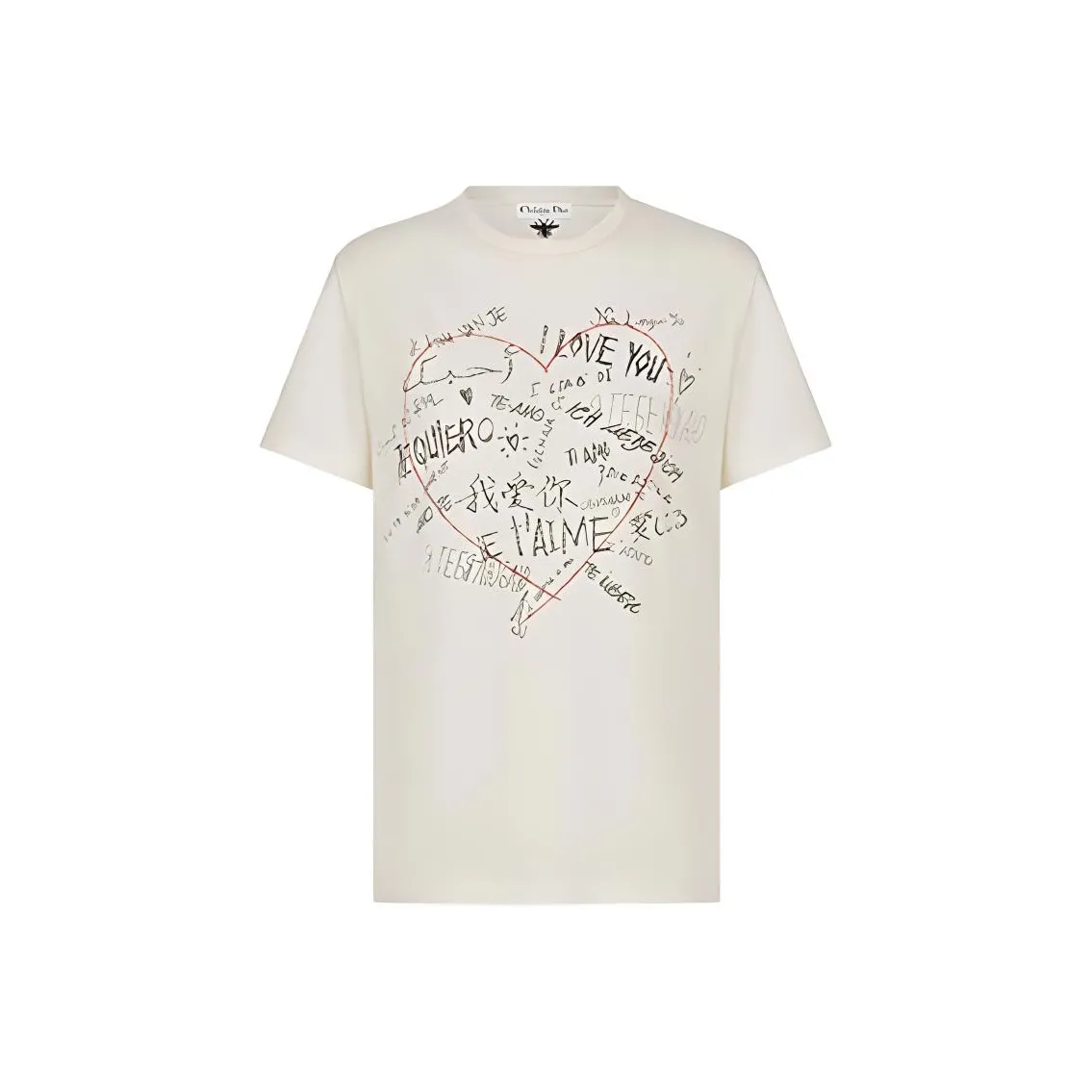 DIOR Dior Quarterly New Products T Shirt Women's Ecru