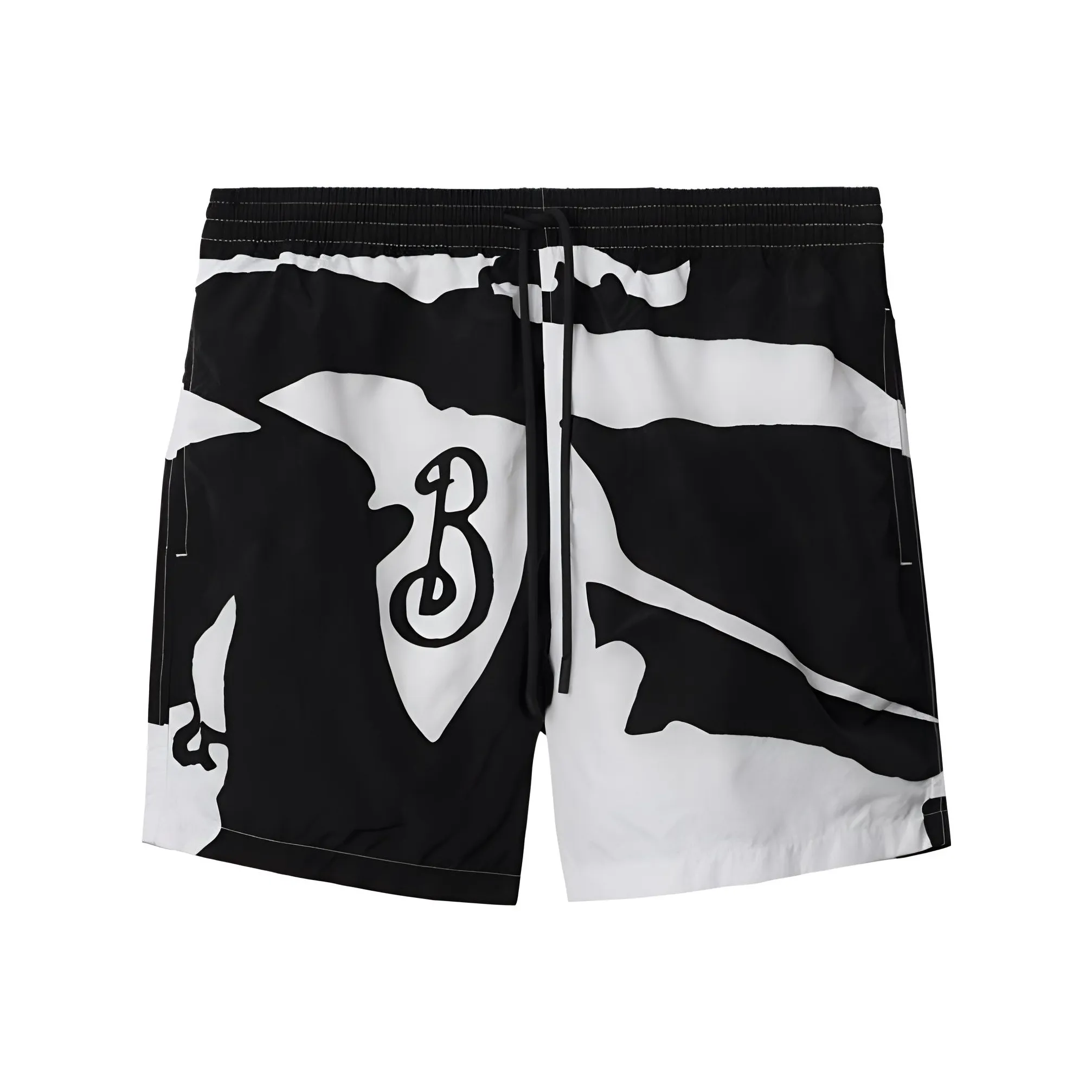 Burberry FW24 Beach Shorts Men's Black