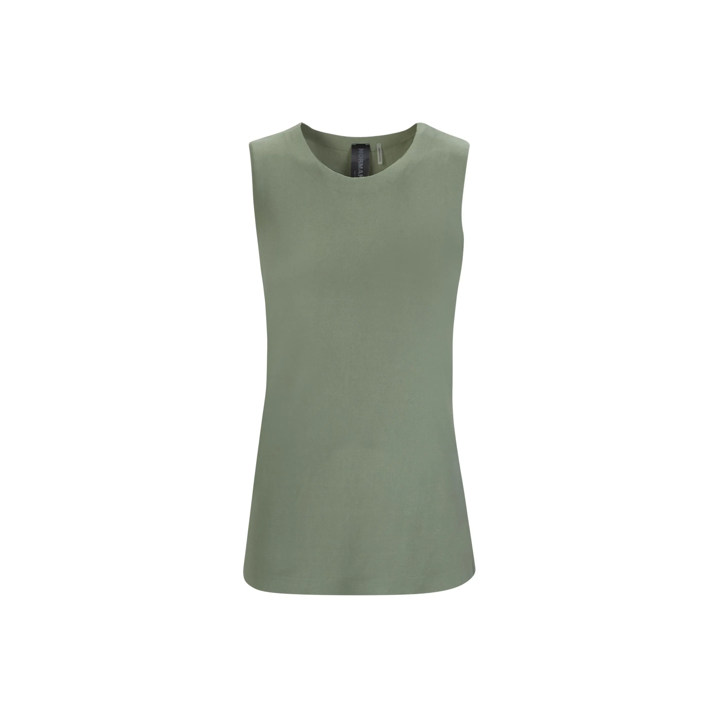 NORMA KAMALI Sleeveless Crewneck Top