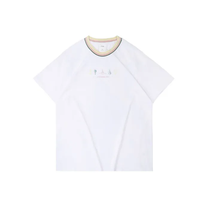LINING Sports Fashion Collection T Shirts Women's White