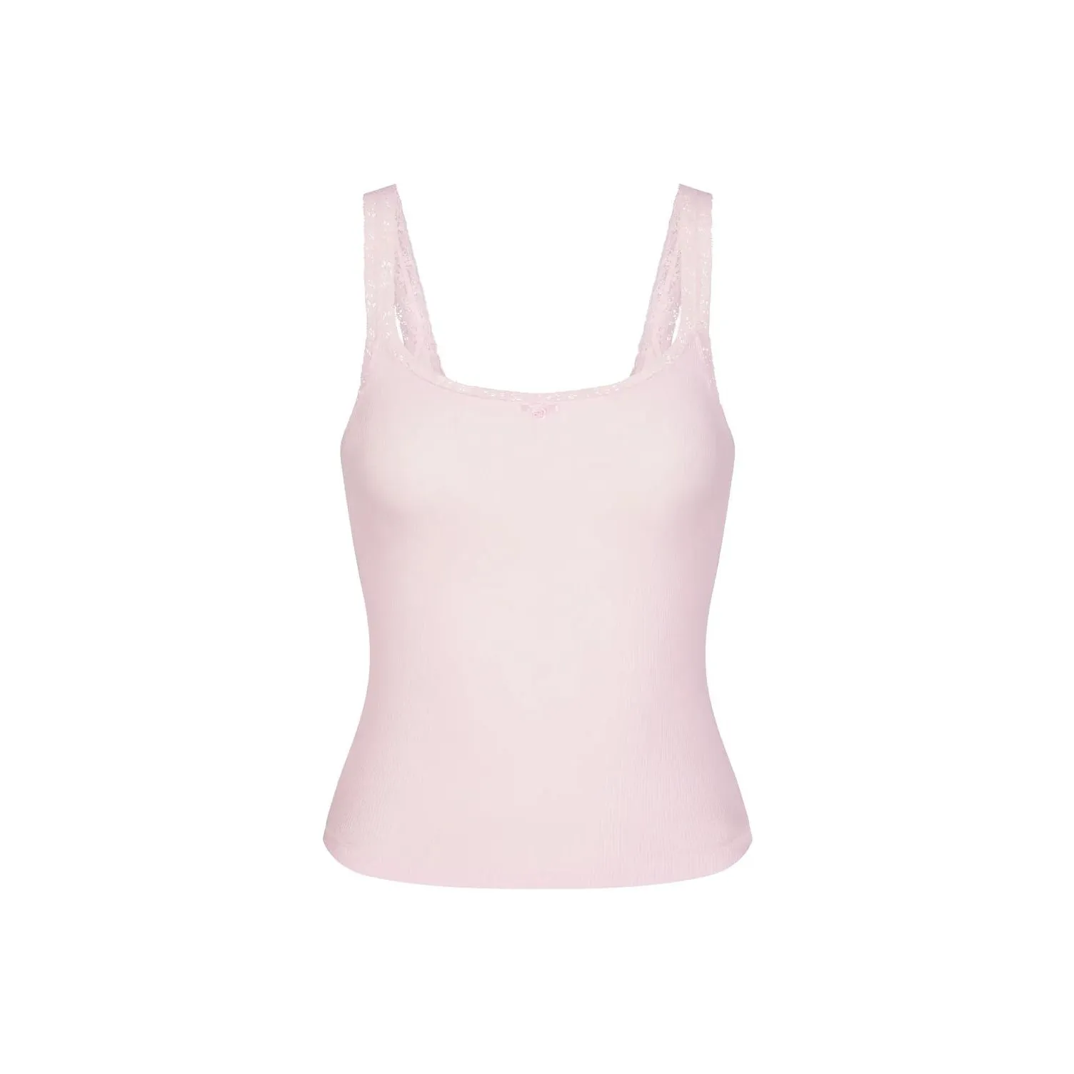 SKIMS Мягкий Lounge Кружево Майка Женская Вишневый цветок Вишневый цветок