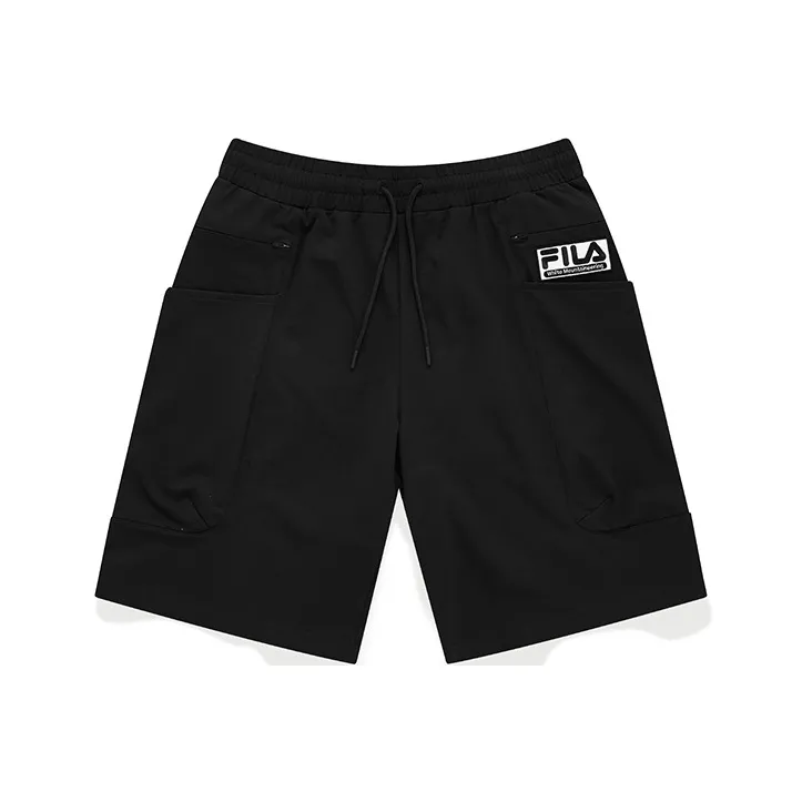 White Mountaineering X FILA FUSION FILA FUSION Hakusan L Collaboration Collection Sports Shorts Men's Pitch Black