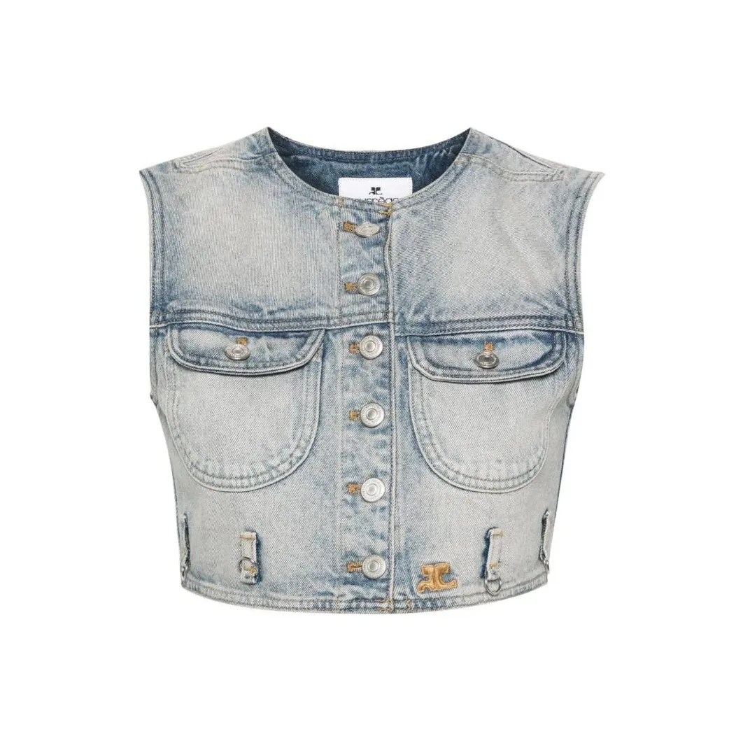 COURREGES Майка Женская Синяя